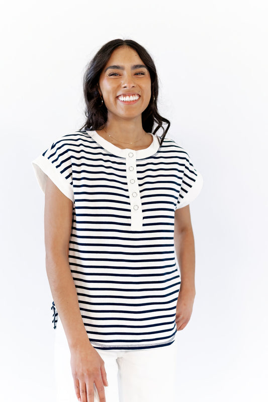 Evelyn Striped Top
